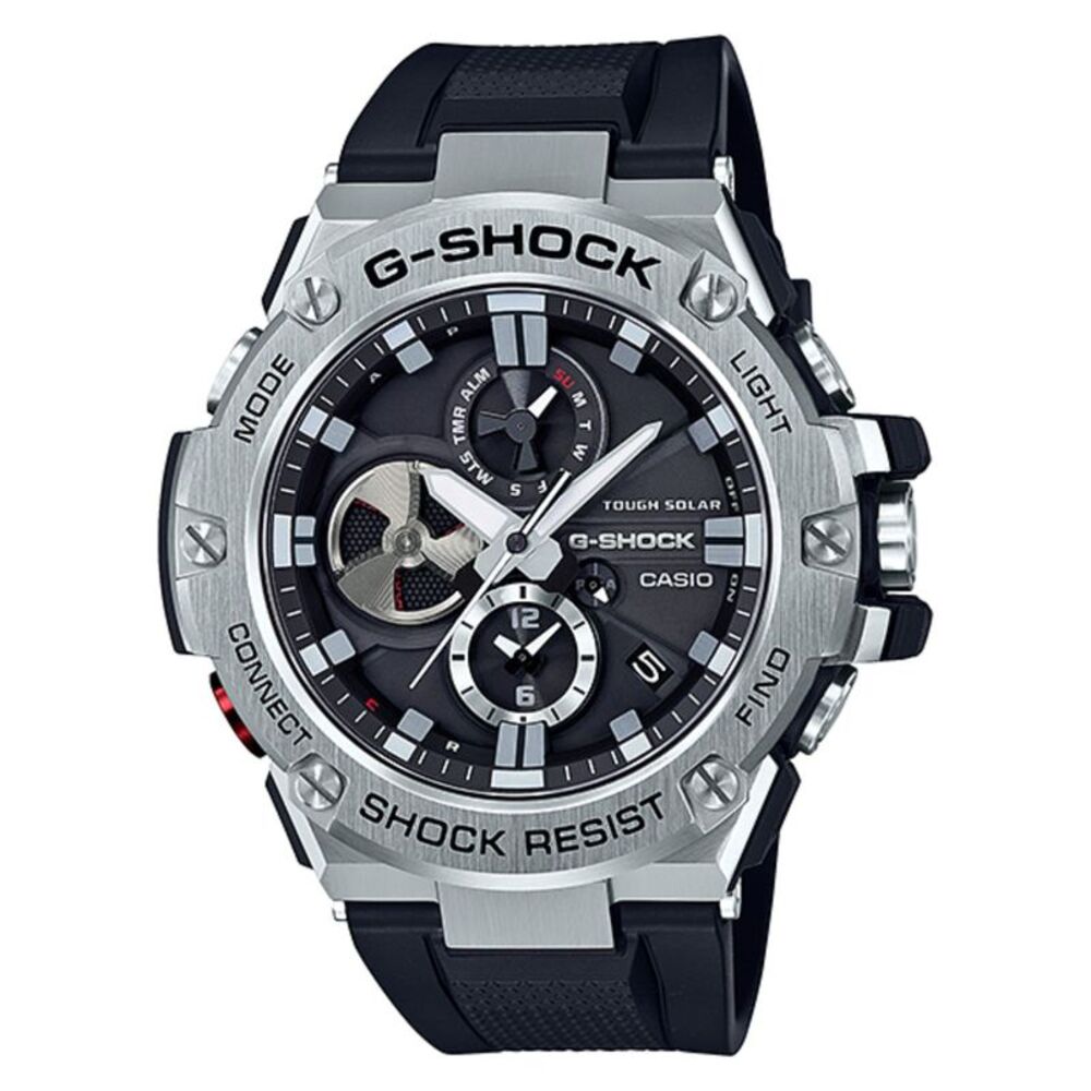 Casio Men's G-steel Blue Dial Watch - GST-B100-1A